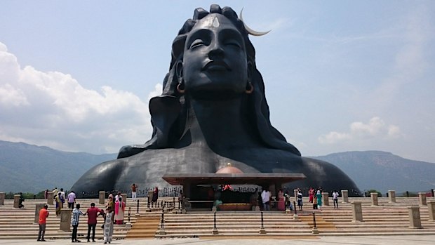 The Adiyogi Shiva statue is 112 feet (34 metres) tall, an allusion to the 112 chakras of the body.
