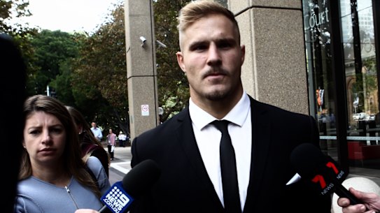 Jack de Belin is hopeful of resuming his NRL career.