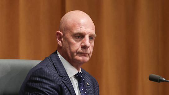 Premier of Tasmania Peter Gutwein during a national cabinet press conference at Parliament House in Canberra on  Friday 11 December 2020. fedpol Photo: Alex Ellinghausen