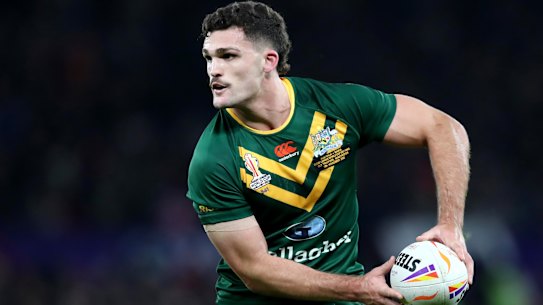 Cleary in action during the final.