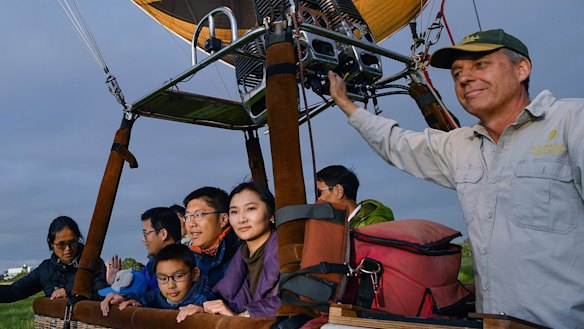 Half of Global Ballooning's clientele are visitors from China.