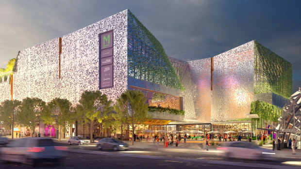 An artist's impression of the proposed redevelopment of the Macquarie Centre.