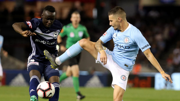 Thomas Deng said City made 10-man Victory\'s job \'easy\' with their style of play.