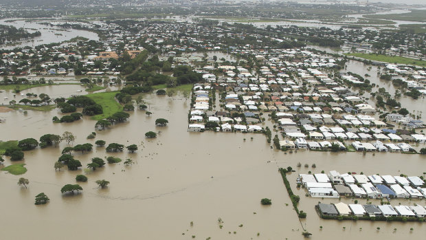 Flooding in Townsville, shortly after bushfires and drought.