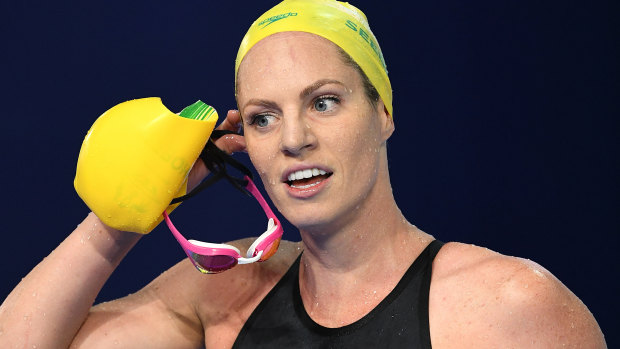 No excuses: Backstroke silver medallist Emily Seebohm 