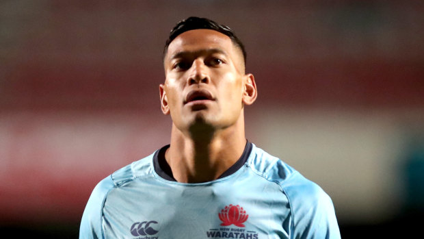 Awaiting his fate: A decision on Israel Folau's future has been delayed by 24 hours.