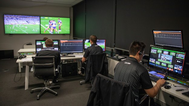 The NRL’s incident surveillance room.