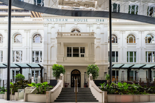 The iconic Naldham House has been transformed into a multi-level food and beverage precinct.