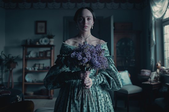 Lily-Rose Depp in a scene from Nosferatu