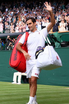 Federer farewells Wimbledon after being knocked out in the quarter-finals.
