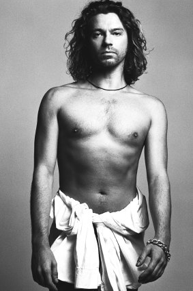 INXS singer and frontman Michael Hutchence, photographed by Chris Cuffaro.