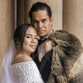 Actors Tuakoi Ohia (left) and Mark Coles Smith in Black Ties.