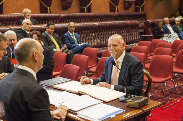 NSW upper house MP Rod Roberts was a one-time police officer.