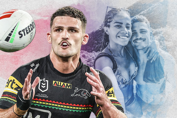 Superstar couple: Nathan Cleary and Mary Fowler.