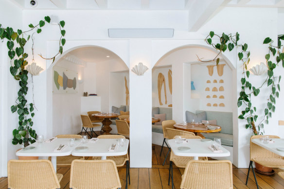 Mediterranean vibes at Raes Dining Room.