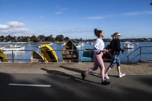 The path would take in sections of the foreshore that are already publicly accessible - such as the popular Bay Run route in Sydney's inner west. 