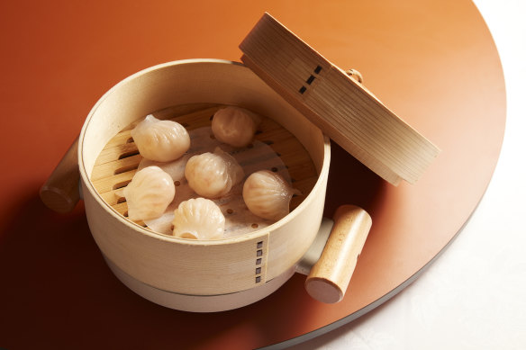 Spencer Gulf king prawn har gow at Song Bird.