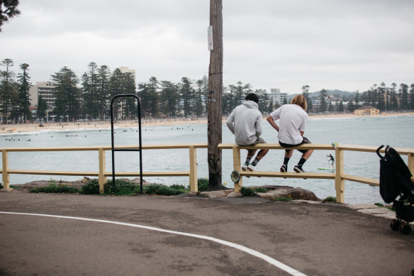 The southern part of the northern beaches is now under the same restrictions as Greater Sydney. 