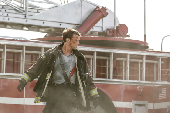Jesse Spencer as Captain Matthew Casey in <i>Chicago Fire</i>.