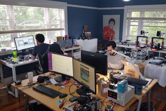 Sydney start-up BioScout has moved its lab into co-founder Henry Brindle's childhood bedroom. 