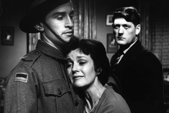 A son goes to war. Along with Tom (Steven Tandy), Grace (Lorraine Bayly) and Dave (Paul Cronin).