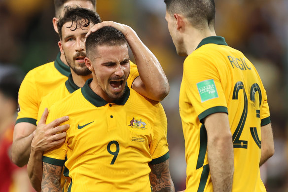 Striker Jamie Maclaren is tipped to start against Peru.