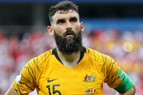 Mile Jedinak during his Socceroos days.