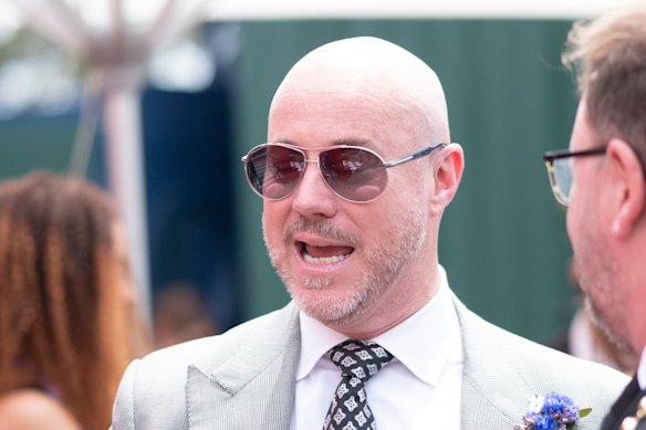 Luke Sayers at Flemington Racecourse in 2024.