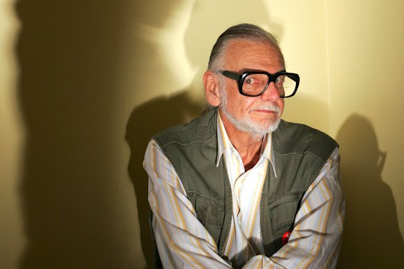 The late horror director George A. Romero, whose horror novel has been –  fittingly – published posthumously.