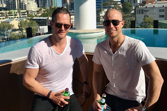 With best mate from high school, Matt Campi.