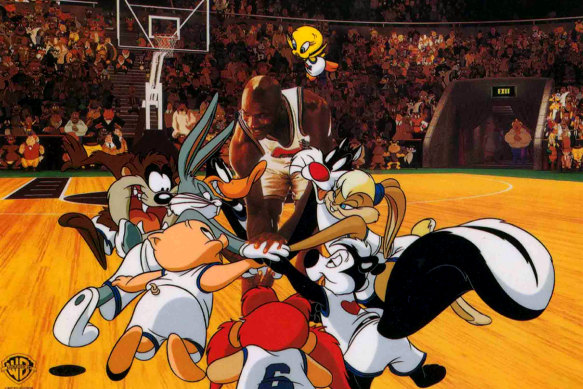 Pepe Le Pew with Michael Jordan in the original Space Jam.