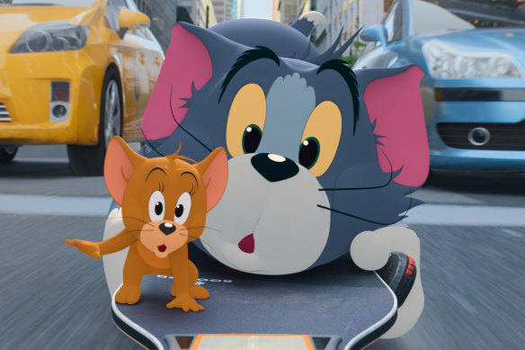 Tom and Jerry are tamed but not transformed in live-action reboot. 