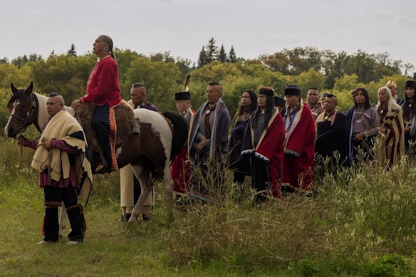 The reboot foregrounds the story of the First Nations Osage tribe, on whose land the Ingalls first build their little house.