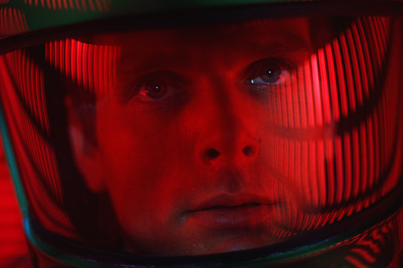 Keir Dullea in a scene from the 1968 film, 2001: A Space Odyssey.