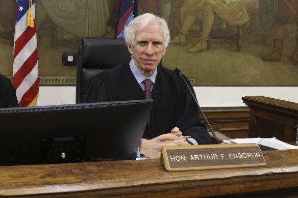 Judge Arthur Engoron presides over former US president Donald Trump’s civil business fraud trial.