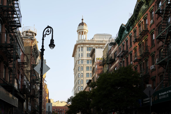 The hotel’s spire acts like a beacon to lost travellers.