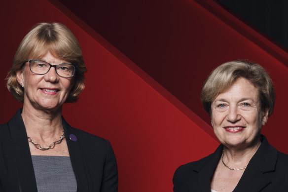 Coca-Cola Amatil CEO Alison Watkins and chairman Ilana Atlas.