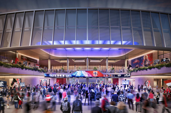 Marvel Stadium and the Docklands precinct will have a $225 million upgrade.