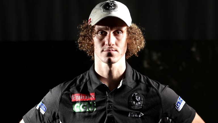 Chris Mayne has been extremely determined in his work rate at Collingwood.