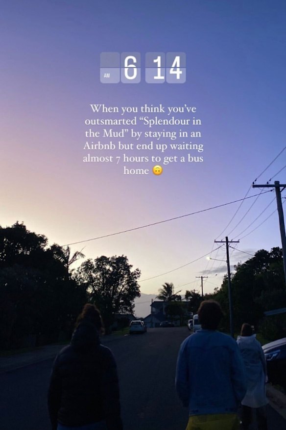 Some fans got back to their accommodation after dawn due to bus delays.