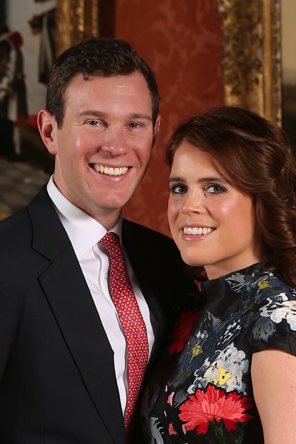 The happy couple: Princess Eugenie and Jack Brooksbank.