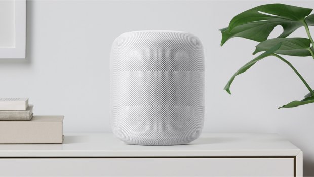 The HomePod brings Siri into your lounge room. 