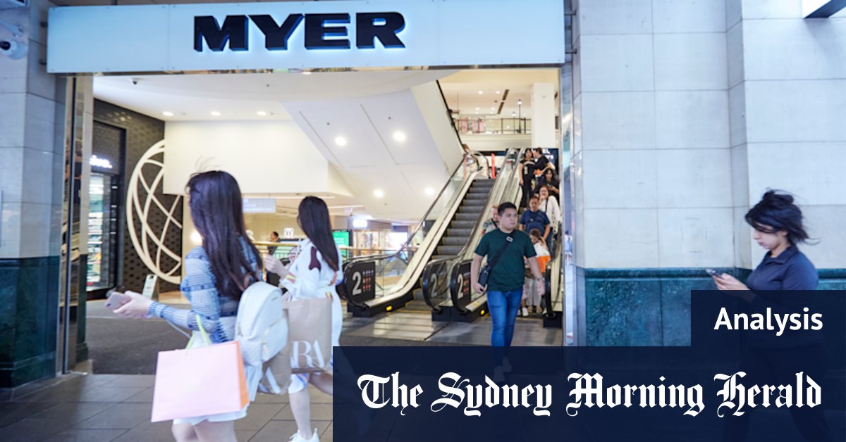 Myer results: Can the department store thrive in a cost of living crisis? - Vimarsana News