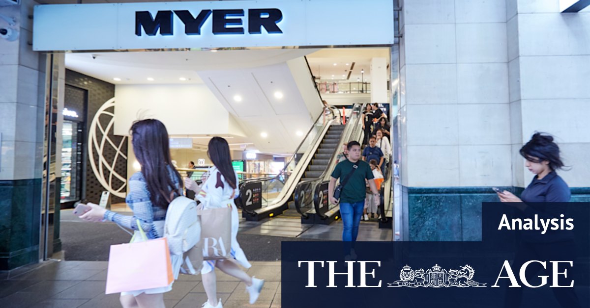Myer results: Can the department store thrive in a cost of living crisis? - Vimarsana News