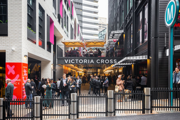 The 15 new outlets at Victoria Cross aim to encourage both weekday and weekend activity.