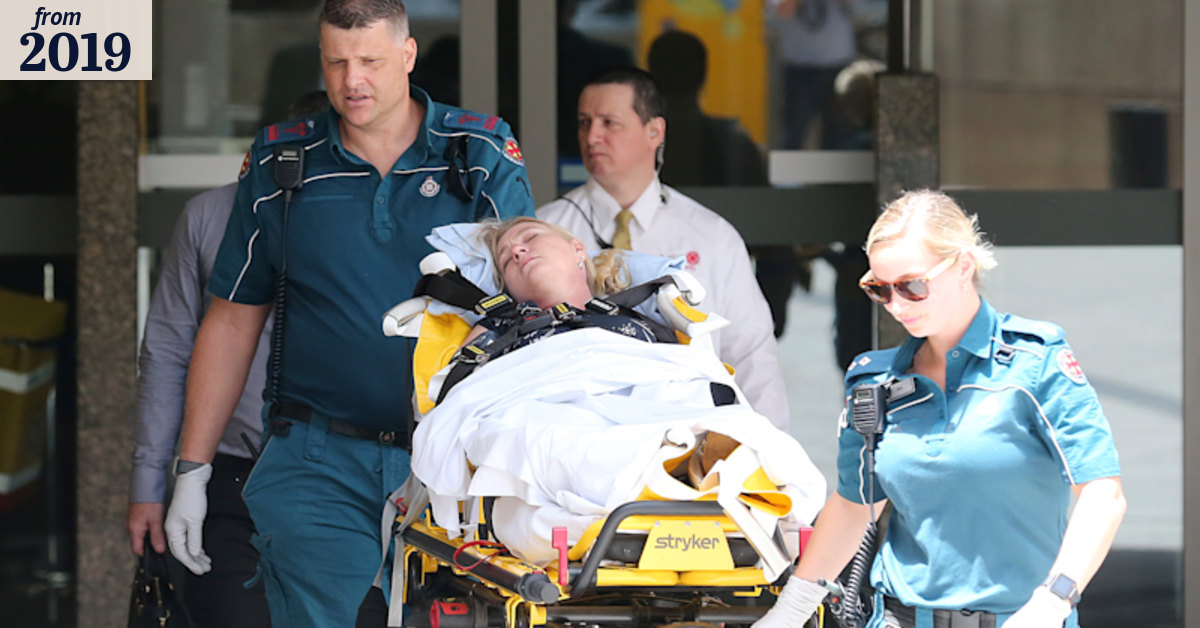 Queensland mum collapses while giving evidence in court