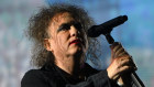 Robert Smith of The Cure performing in 2023.