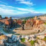 Ruins of ancient Greek theater in Taormina and Etna volcano in the background. Coast of Giardini-Naxos bay, Sicily, Italy, Europe. SunJan29cover
iStock
TRAVELLER
reuse permitted for print and online
2023 countries to visit cover story