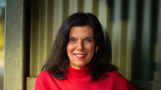 Julia Banks, near her home on the Mornington Peninsular, has returned to public life to help make it more respectful of women.