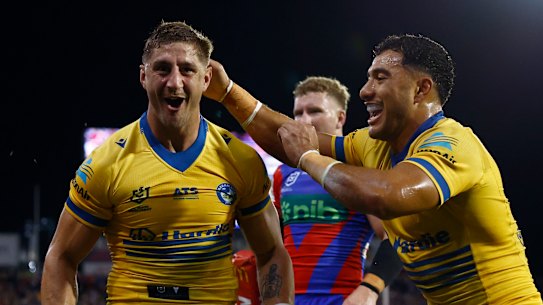 Zac Lomax after scoring against Newcastle.